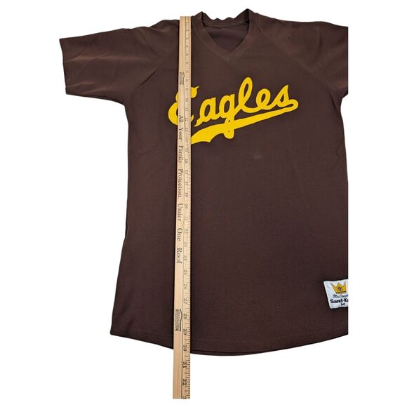 Eagles Brown Yellow # 10 Pro Cut Jersey - Picture 9 of 9